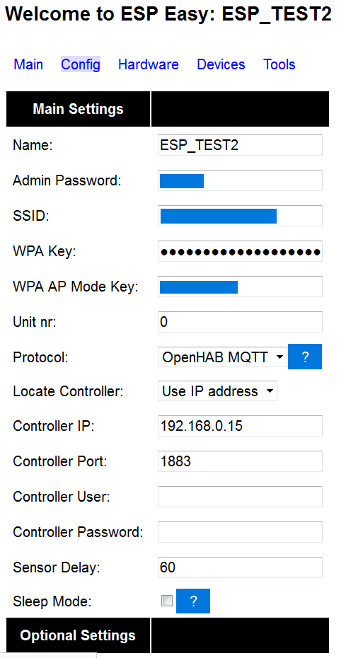 ESPEasy 1w Config