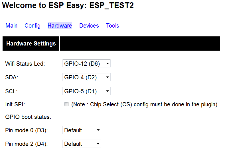 ESPEasy 1w Hardware