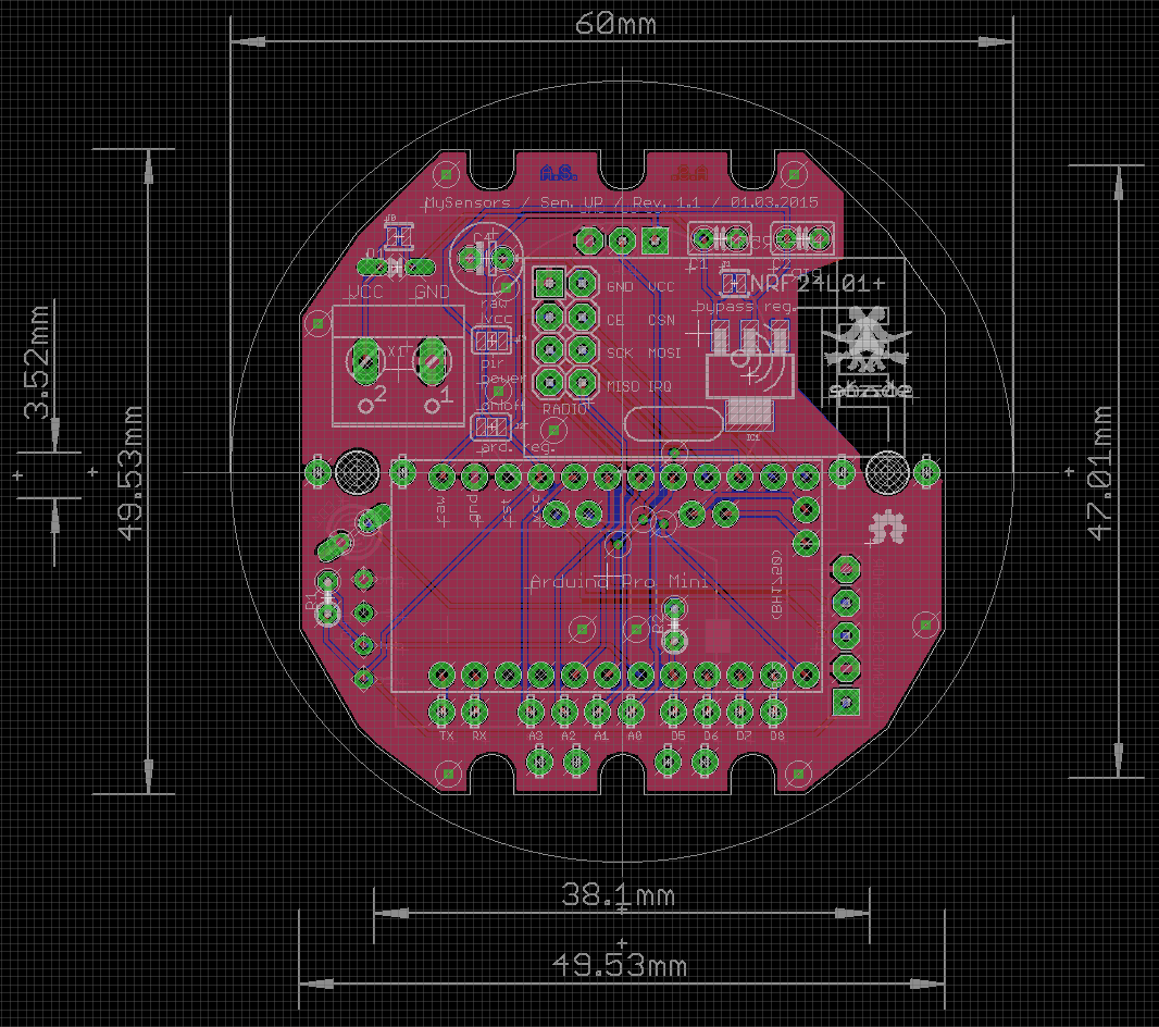 board ms pir up rev1.1 eagle